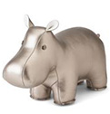 Hippo Chrome Bookend.