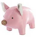 Pig Pink Bookend.