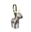 Reindeer Miyo Chrome Christmas Ornament.