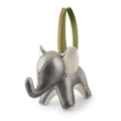 The Elephant-Chrome Christmas Ornament.